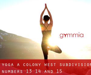 Yoga à Colony West Subdivision - Numbers 13, 14 and 15