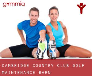 Cambridge Country Club Golf Maintenance Barn