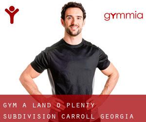 gym à Land-O-Plenty Subdivision (Carroll, Georgia)